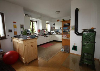 view in the open kitchen